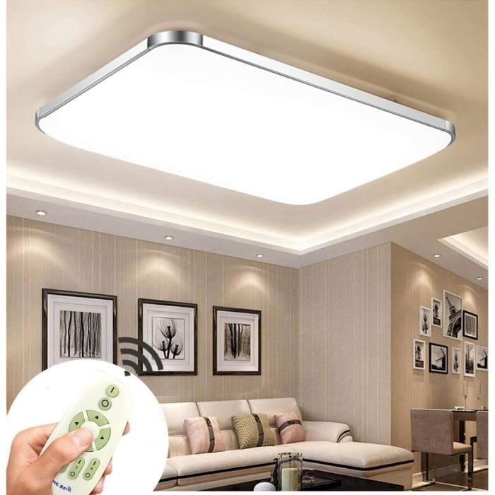 Élégant DEL de plafond Lampe Pendule Salon Lampe 12 w blanc chaud Living-XXL