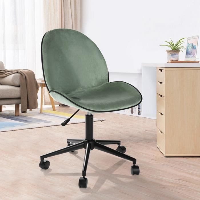Chaise Bureau Enfant Pivotante Réglable En Hauteur – Modèle Molandi Bleu Avec Dossier Trou Respirant Pour Chambre Ou Étude