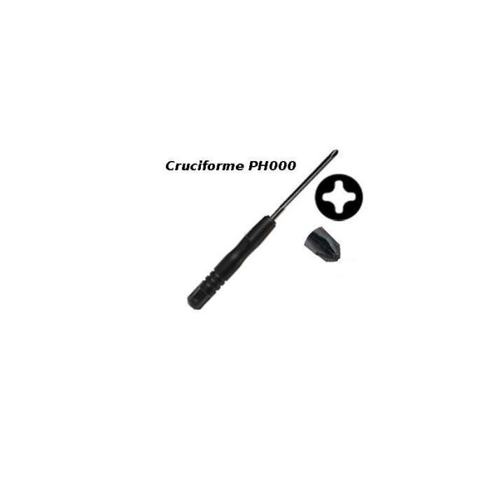 Tournevis Cruciforme - PH000 - Noir - Standard - 85 mm