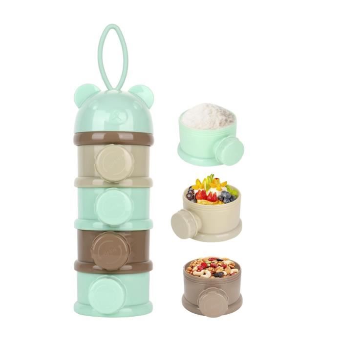 Distributeur de lait en poudre hermétique de 1000 ml, boîte de lait en poudre portable | FR