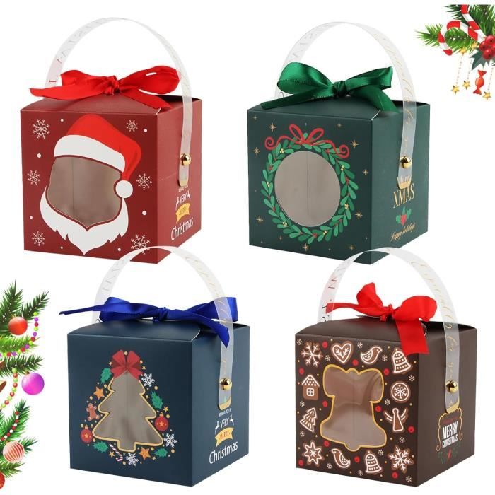 30 Boîtes Cadeaux Kraft Avec Ruban - Petites Boîtes à Biscuits Et Bonbons Pour Anniversaire Et Fêtes