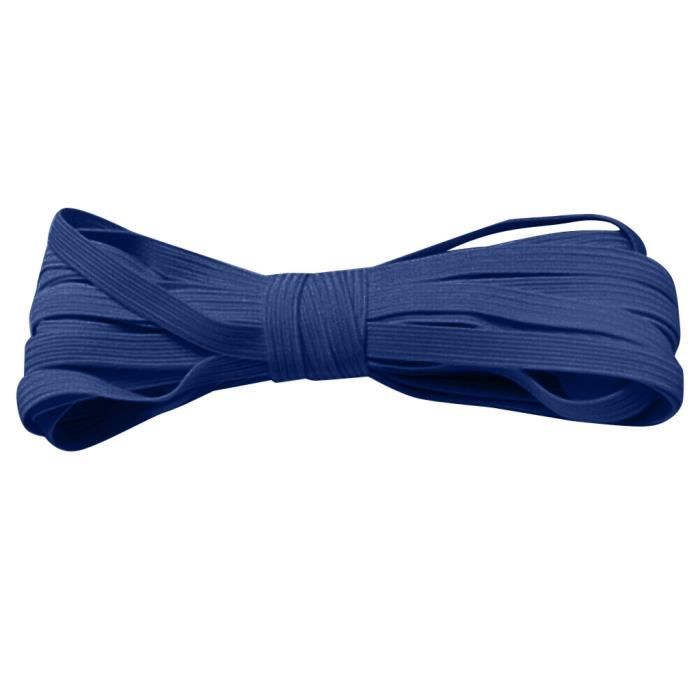Lot De 10/100 Cords Élastiques Réglables Avec Boucles Pour Masques Faits Main – Noir Souple Et Confortable Anti-Douleur Aux Oreilles