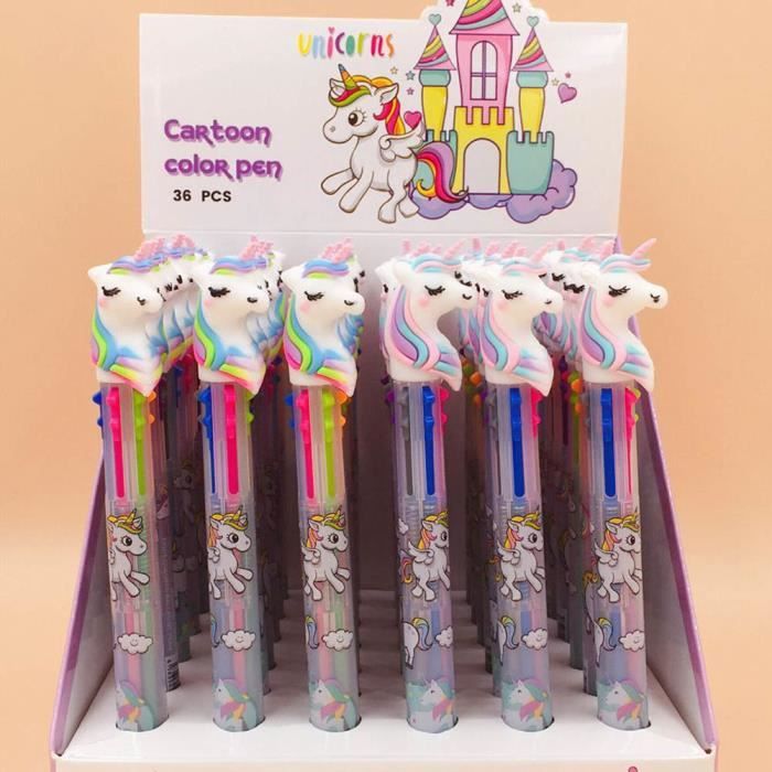 1pcs Tete De Dessin Anime De Licorne Silicone Tete 6 Stylo A Bille Couleur Aleatoire Achat Vente Stylo Parure 1pcs Tete De Dessin Anime De Cdiscount