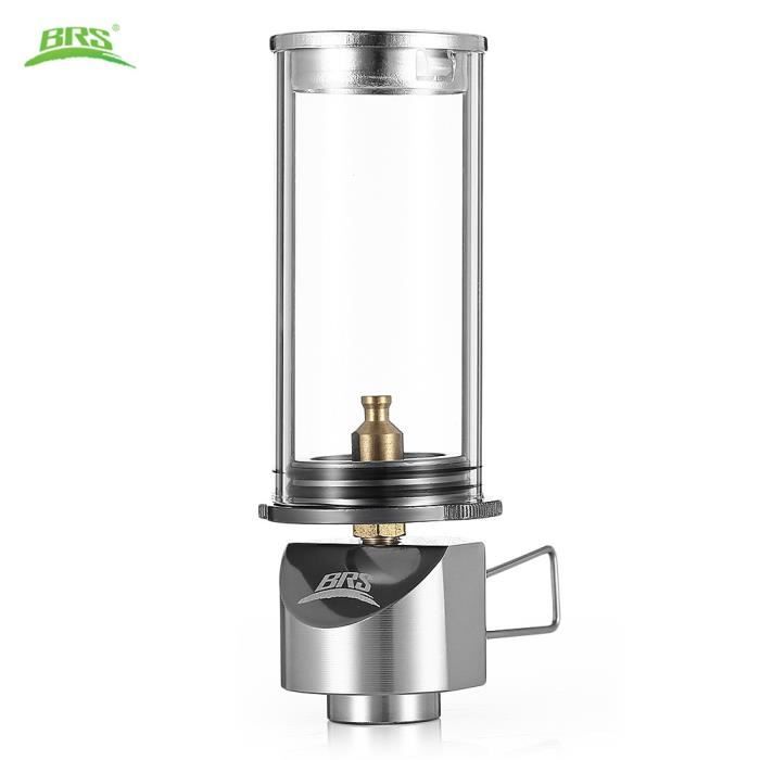 Mini Camping Gaz Butane Lanterne Lumiere Lampe Coupe Vent Tente