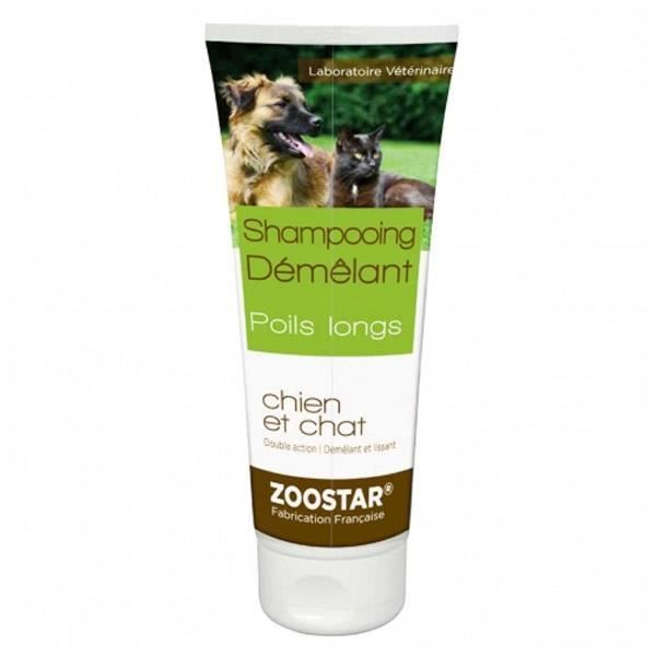 Comparer les prix de Zoostar Shampooing Démêlant Poils Longs Chien et Chat 200ml