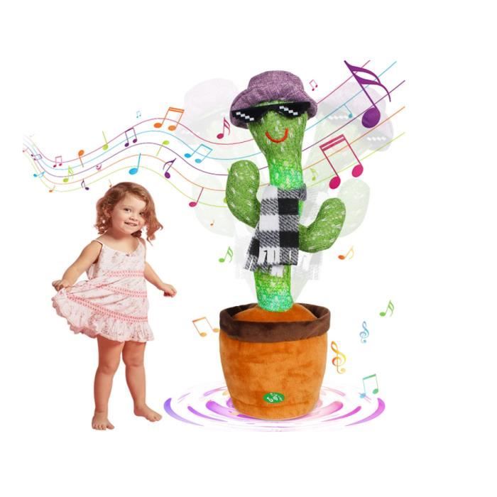Jouets en Peluche de Cactus, Chantant et Dansant Cactus pour Enfants (120  chansons), Jouet en Peluche électroniques enregistrer, - Cdiscount Jeux -  Jouets