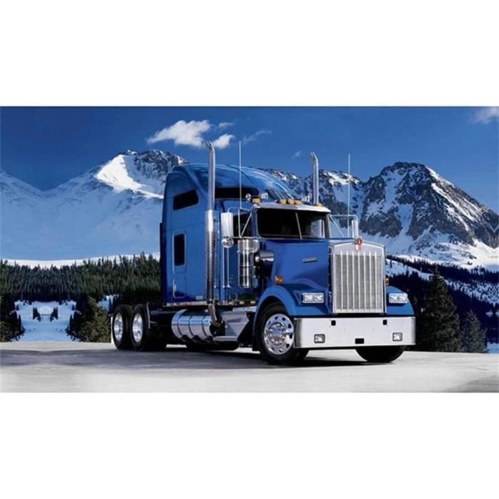 Diy 5D Broderie Diamant Kit Complet Tête De Camion Bleu Diamant Painting Kit De Broderie Diamant Diy 5D Broderie Diamant Kit Complet Tête De Camion Bleu Diamant Painting Kit De Broderie Diamant