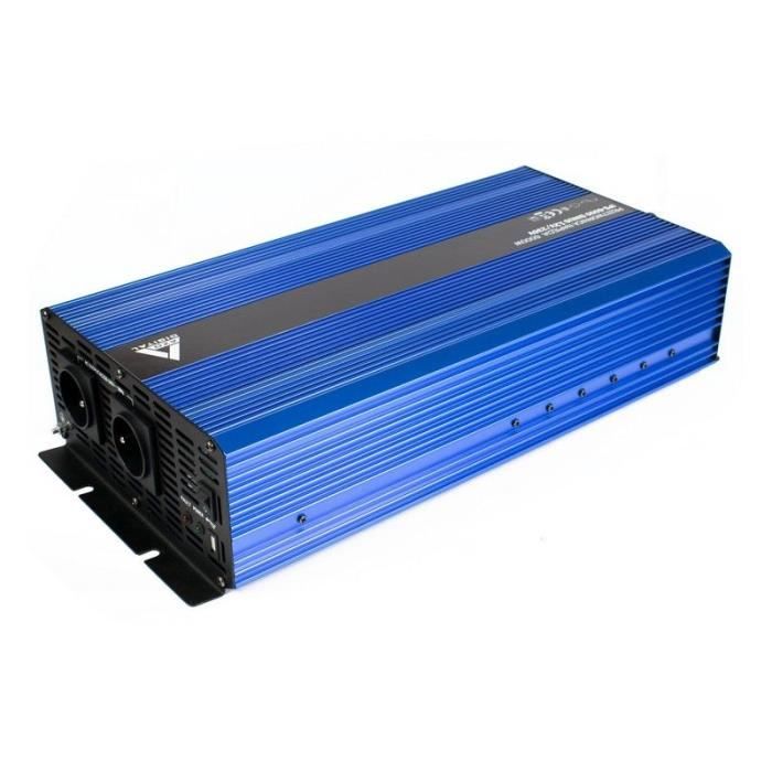 Convertisseur de tension - AZO - IPS-6000S - 6000W - Sinus - Aluminium - IP21