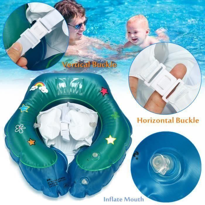 Bouee Bebe Siege 1 18 Mois 14cm Diametre Interieur Sangle Securite Baignoire Gonflable Piscine M0c32b Cdiscount Jeux Jouets
