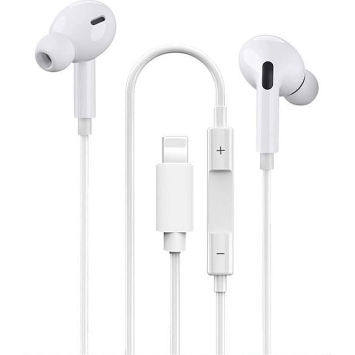 Casque audio Écouteur filaire pour Apple iPad iPhone 7 8 11 Plus X