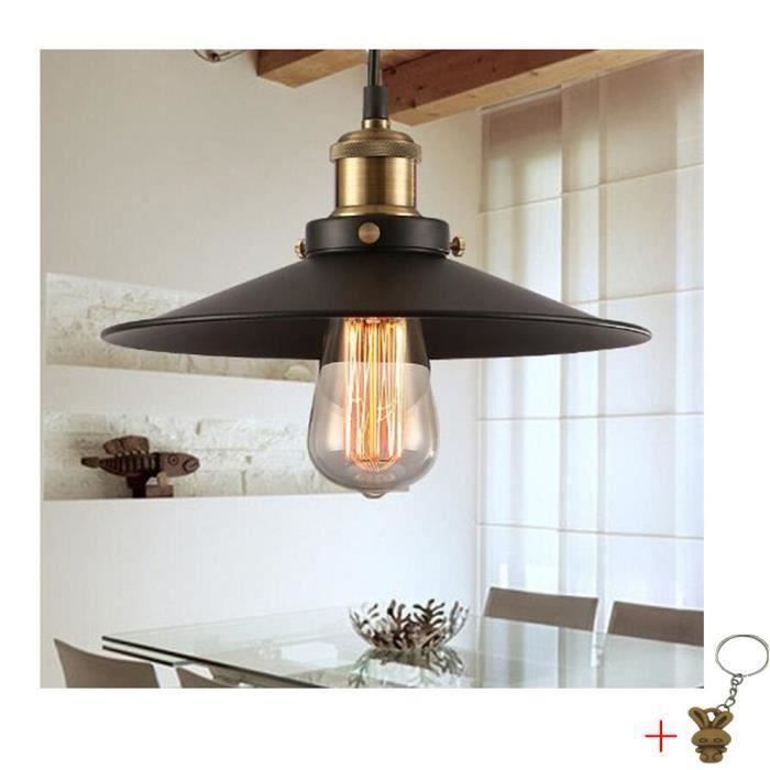 ya*design luminaire suspension vintage edison loft style pour éclairage cuisine, salle à manger, salon, chambre  +cadeau porte-clés