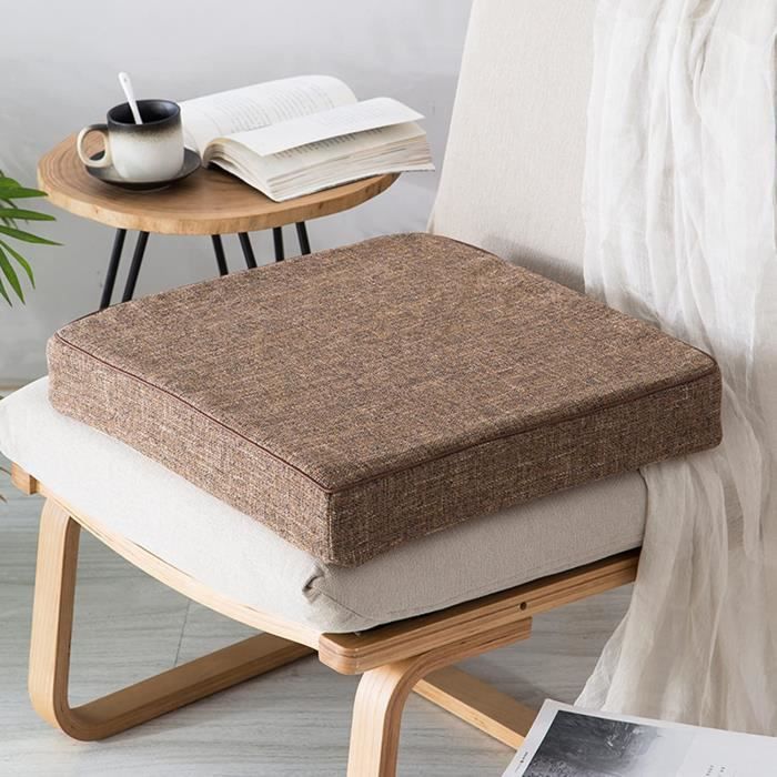 Coussin De Banc En Coton/polyester - 110x50cm, épaisseur 6-8cm - Beige Doux - Pour Intérieur/extérieur, Maison/jardin