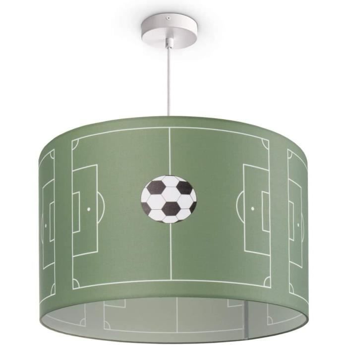 Plafonnier LED Football Briloner - 12W Blanc Neutre - Pour Chambre Enfant - Design Ballon De Foot