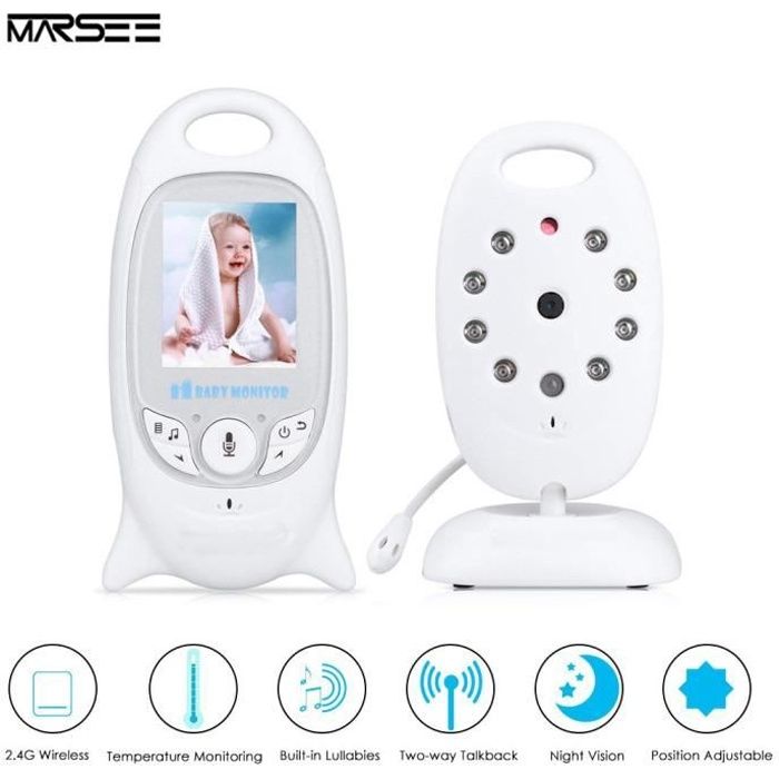 2 4 Pouces Ir Bebe Moniteur Video Sans Fil Avec Camera Vision Nocturne Babyphone Camera Temperature Surveillee Interphone Bidirectionnel Berceuses Integres Moniteur Video Sans Fil Po Bebe Puericulture Securite Centroarco Com