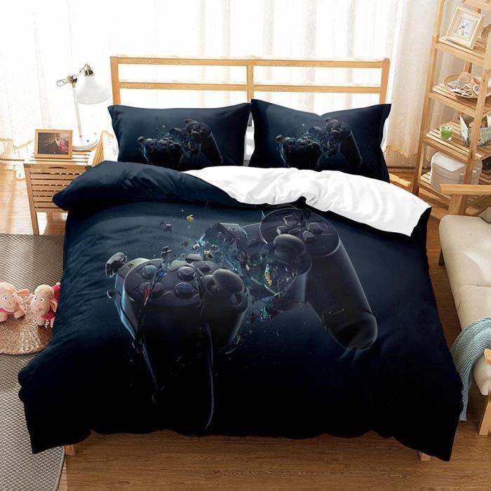 Sticker Superb Creative Gamer Housse De Couette Manette De Jeu