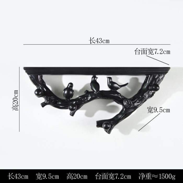 Console Murale Décorative En Résine Blanche - Étagère Support 28 Cm - NEUVE