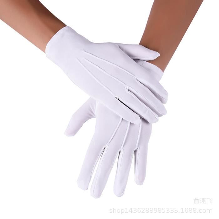Gants blancs ceremonie pour homme best sale