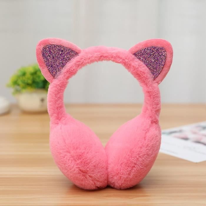 2 barrettes roses oreilles de chat fille : achat en ligne - Accessoires