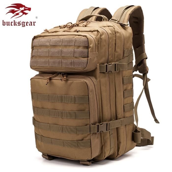 Générique Sac à Dos Tactique Multifonction – Système MOLLE, Grande Capacité, Style Militaire, Pour Randonnée Et Aventure