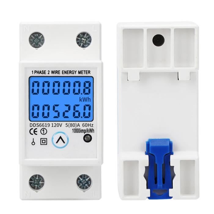 Compteur électrique Monophasé - Occasion Fonctionnel - Pour Dépannage Ou Remplacement