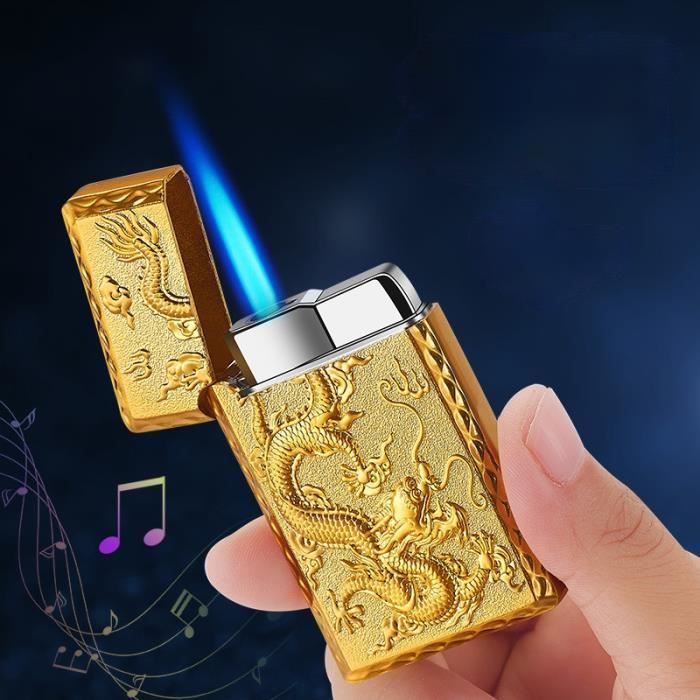 Briquet Dupont Rétro En Cuivre Pur - Briquet à Pétrole élégant Pour Collection Ou Cadeau - 12