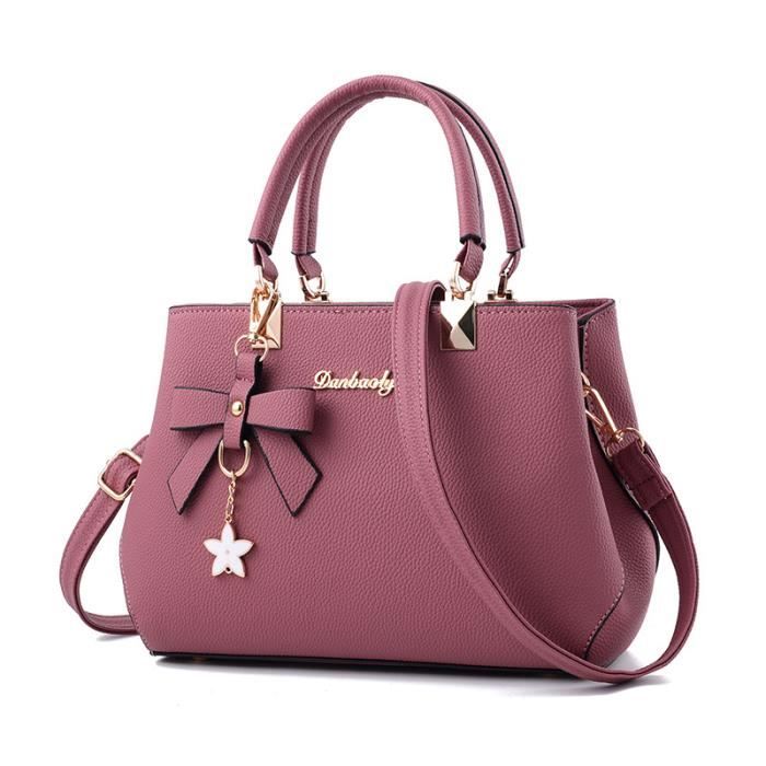 Sac à Main Hobo Femme VONXURY - Cuir PU, Bandoulière Réglable, Plusieurs Poches