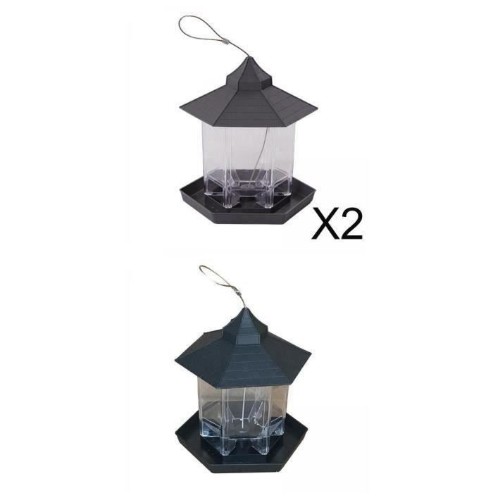 Abiyou 2 Pcs Mangeoire Pour Oiseaux,Mangeoires D'Oiseaux,Suspendre
