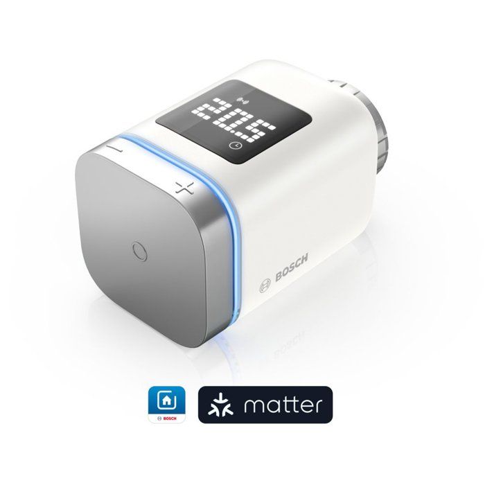 Thermostat de radiateur - BOSCH - Smart Home - Modèle II [+M] - Compatible Matter - Régulation chauffage