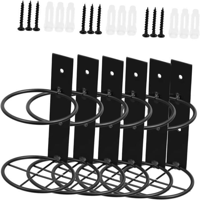 Porte-tasses En Bois Avec 6 Bras – Support à Bretzels Ou Organisateur De Tasses – 34x14 Cm