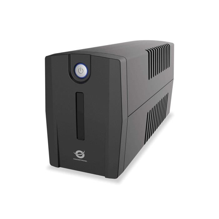 Alimentation dénergie non interruptible – CONCEPTRONIC – ZEUS01ES – 650 VA – Type F – Compact
