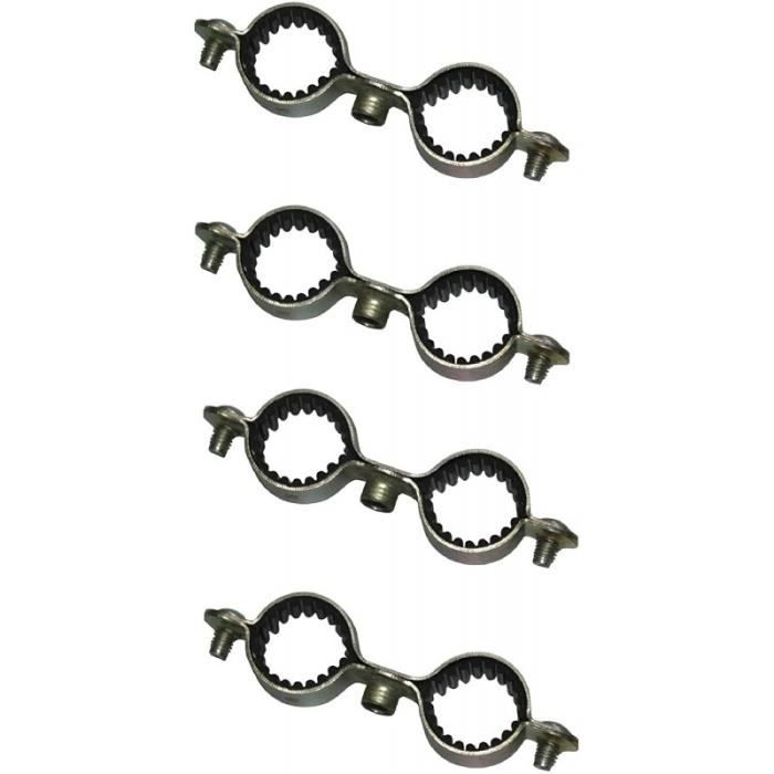 4 Pièces Collier De Serrage Arbre Fendu 30mm Alliage Aluminium - Kit Vis Pour Fixation Mécanique