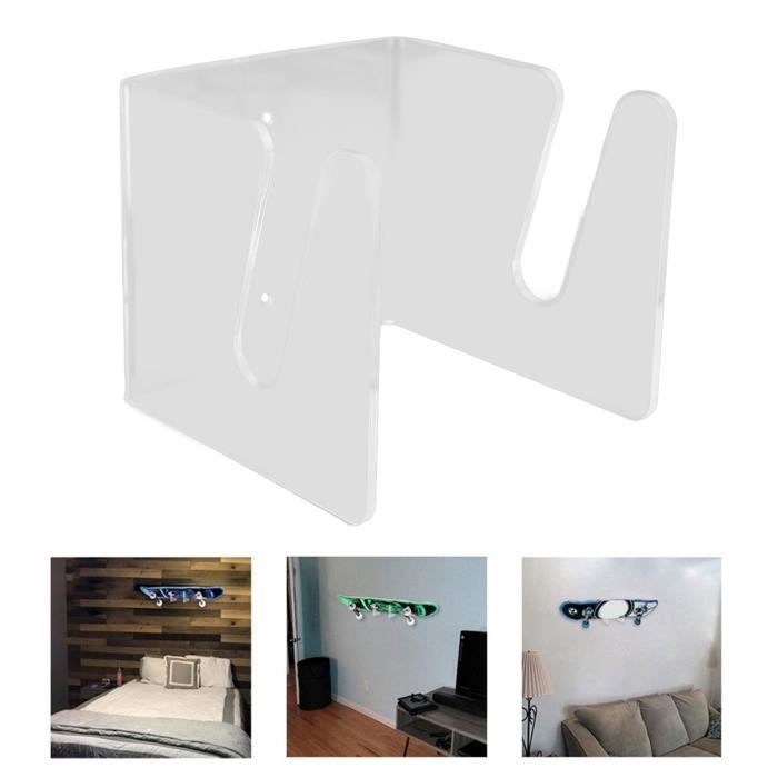 GEOLEVEL Support mural pour skateboard (réglable