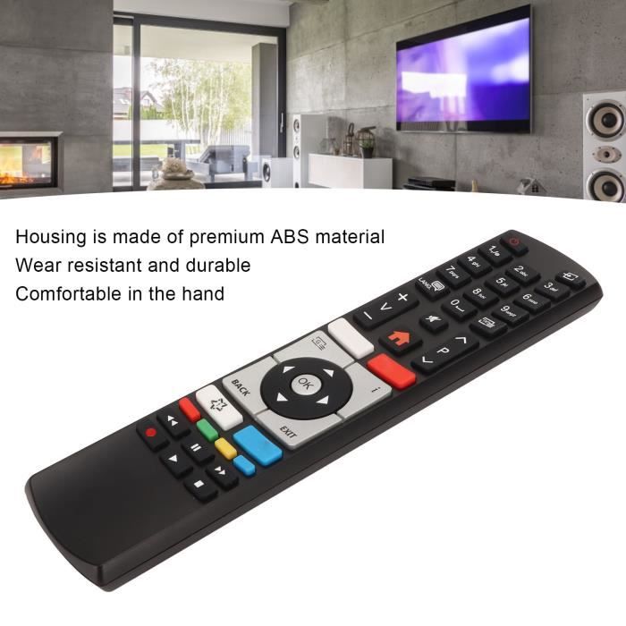 Télécommande RC3902 Compatible Avec Telefunken Saba TV L191JC L221JC L321JC S32104 L37B150 TE22910 TE19880B17 TE42882B16FH TF3250HX847LU DVT40R90606666606666 B-T TE32 931N17-HLED-SLIM Remplacement Du
