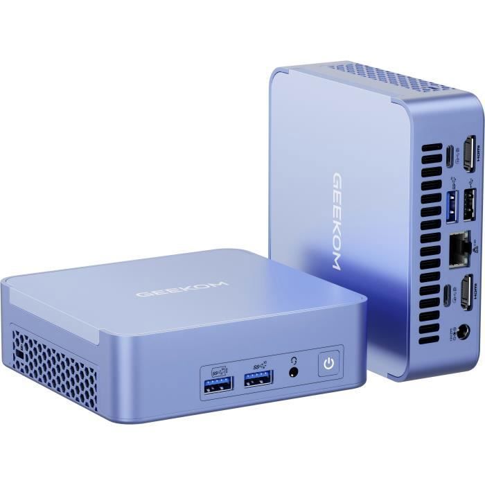 Mini PC – GEEKOM AX8 Pro – AMD Ryzen 9 8945HS – 32Go DDR5 – 2To SSD – Windows 11 Pro – WiFi6E – BT5.2