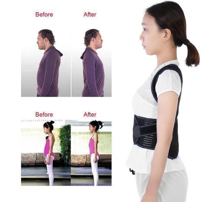 Attelle Lombaire / Ceinture De Soutien Dorsal - Taille S à XXXL, Unisexe, Noir, Neuve