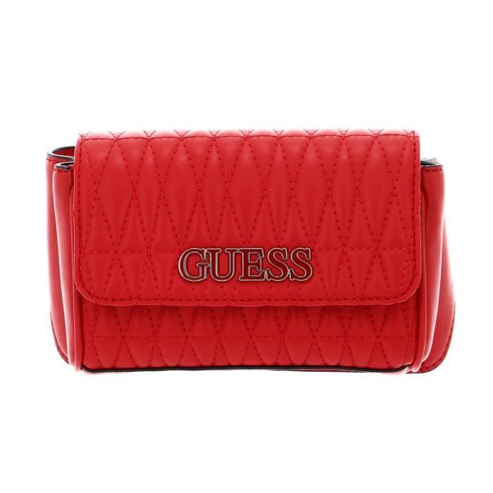 Guess belt hotsell bag red
