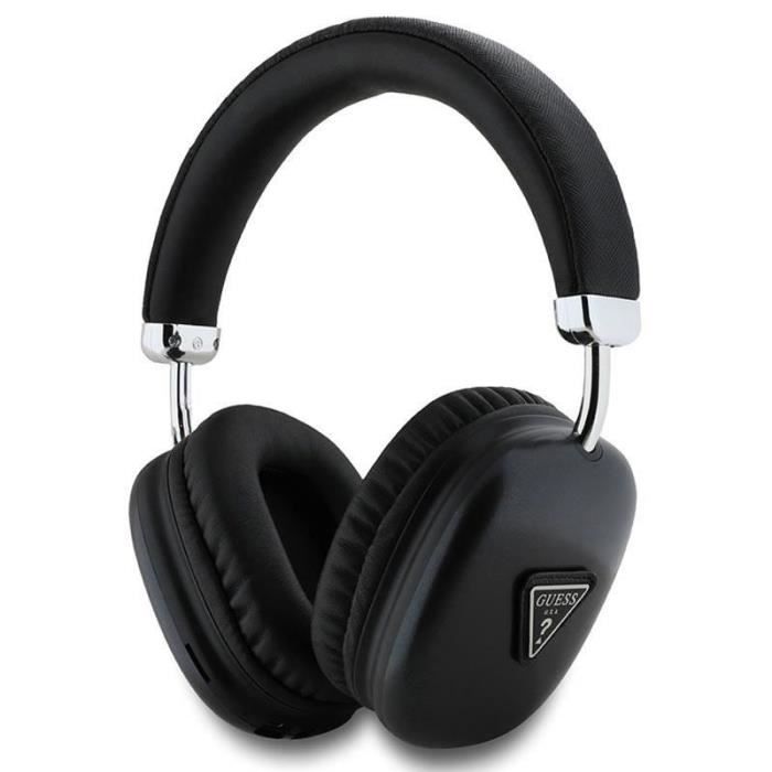 Casque Sans Fil Guess GUBHK1SATSK Cuir PU Saffiano Autonomie 32h Bluetooth 5.3
