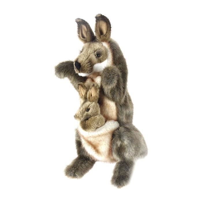 Hansa - Kangourou + Bébé 48cmH