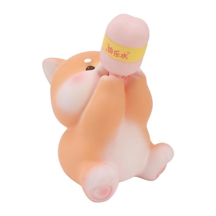 Tirelire Marron En Forme D'animal De Dessin Animé Innovant, Pot De