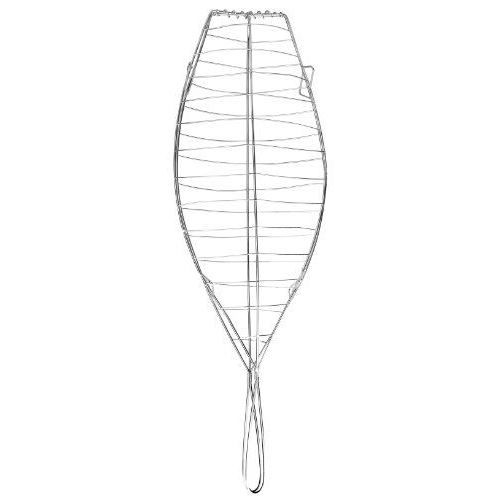 Grill à Poisson Ibili Inox 42x19 Cm - Barbecue Facile Et Précis Pour Filets Et Poissons Entiers