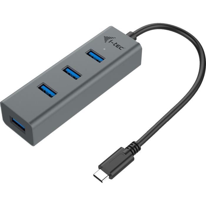 TD® Hub USB alimenté Câble 4 ports concentrateur adaptateur commutateur l' alimentation chargement économie pratique connexion énergi - Cdiscount  Informatique