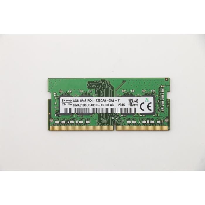 Mise à niveau LENOVO SODIMM DDR4 8GB 3200
