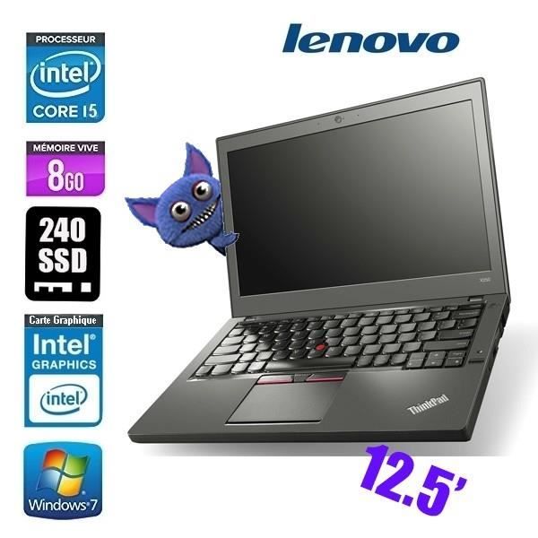 Top achat PC Portable LENOVO THINKPAD X240 CORE I5 8GO 240GO - GRADE B pas cher