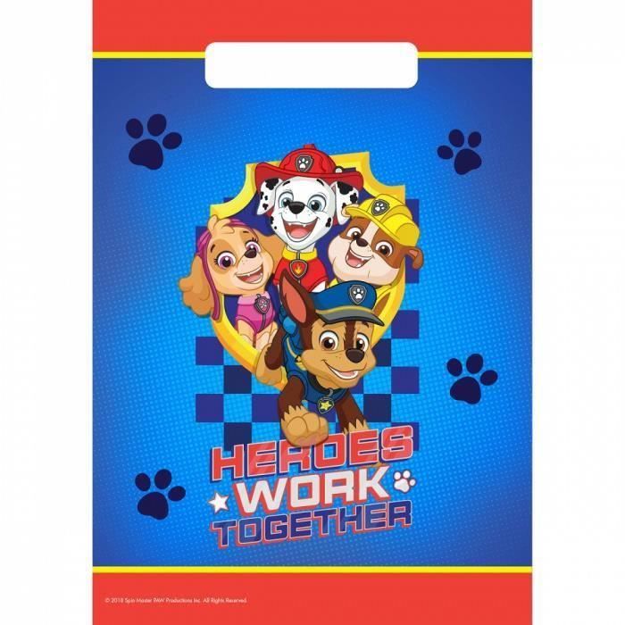 8 Sachet Surprise Pat Patrouille Paw Patrol - Sac Cadeau Bonbon Fête  Anniversaire - 156 - Cdiscount Jeux - Jouets