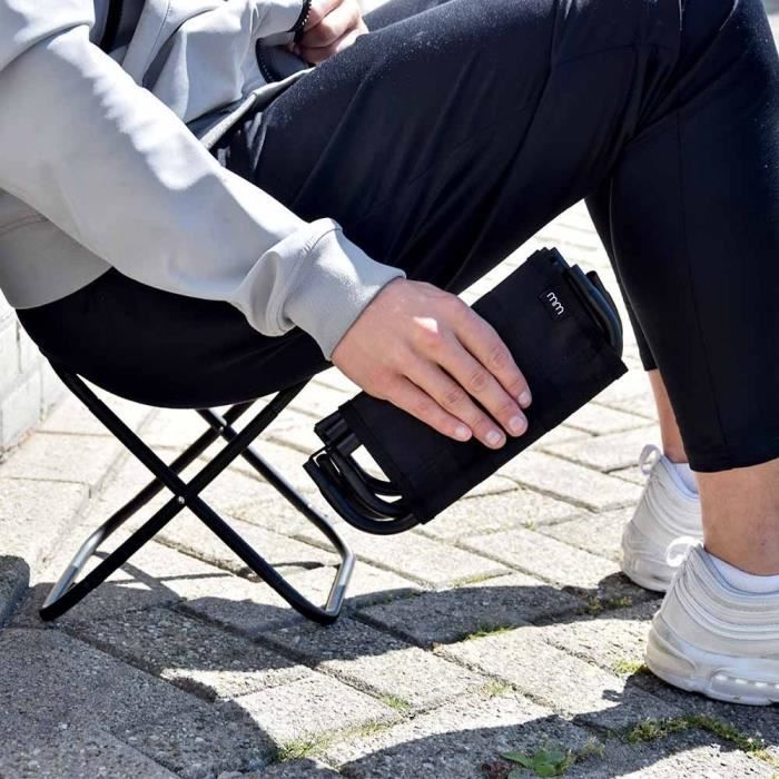 Mini chaise de poche - Mikamax 05062 - Gris - Pliable - Pour extérieur