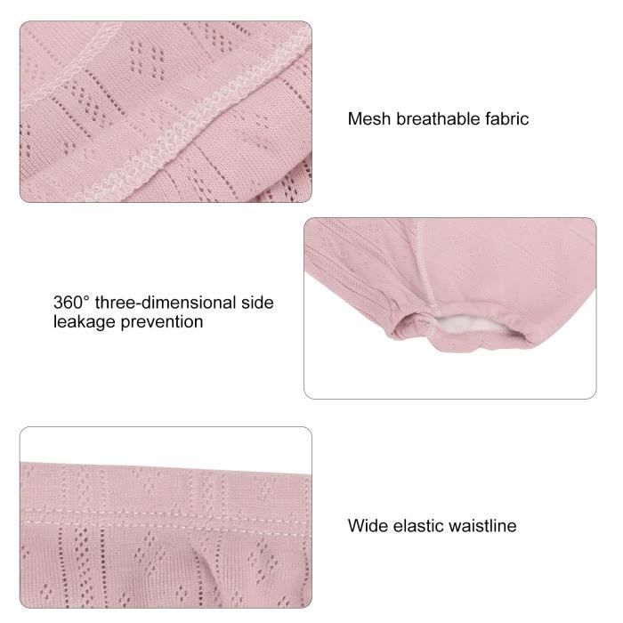 Couches-Culottes Lavables Bébé - Lot De 2, Imperméables, Respirantes, Coton Bio (Garçon Ou Fille)