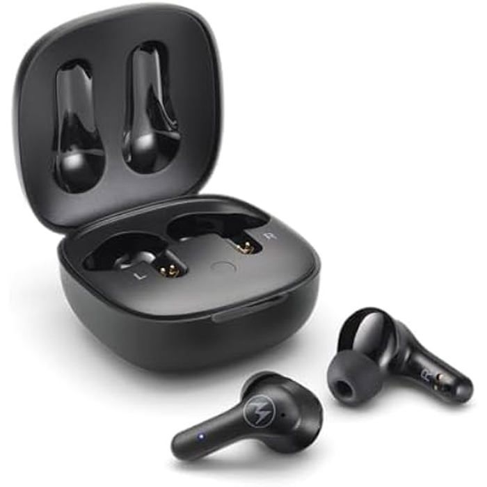 Écouteurs sans fil MOTOROLA Moto Buds 135 Bluetooth 5.2 Résistants à 'eau 18 heures d'autonomie