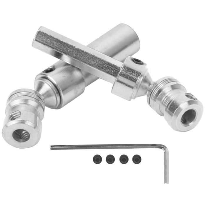 Arbre D'entraînement Arrière CVD En Métal – Pièce De Rechange Pour WLtoys 12428 12423 1/12 RC (Noir) – Kit Avec Clé Et Vis