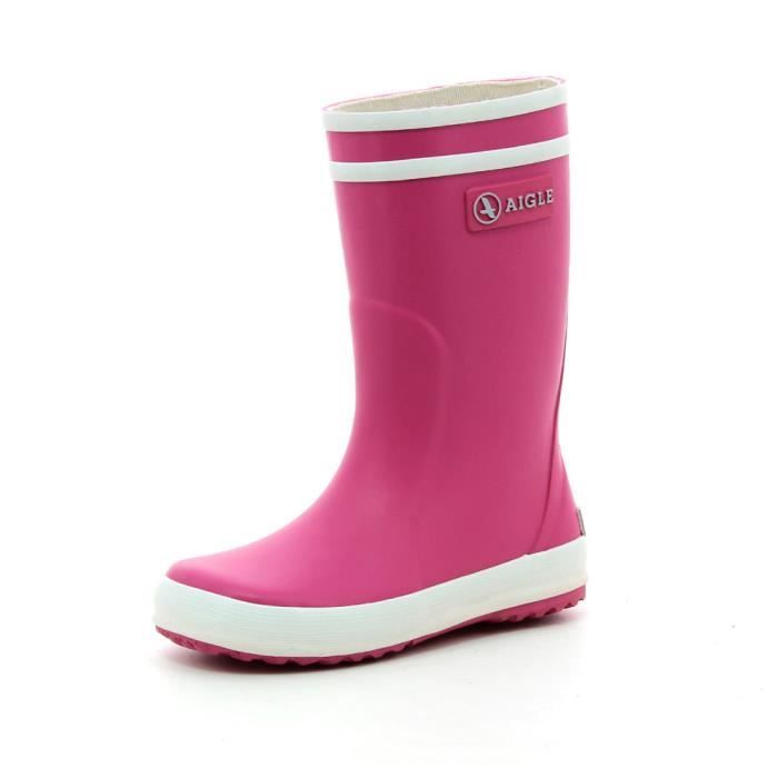 bottes aigle rose
