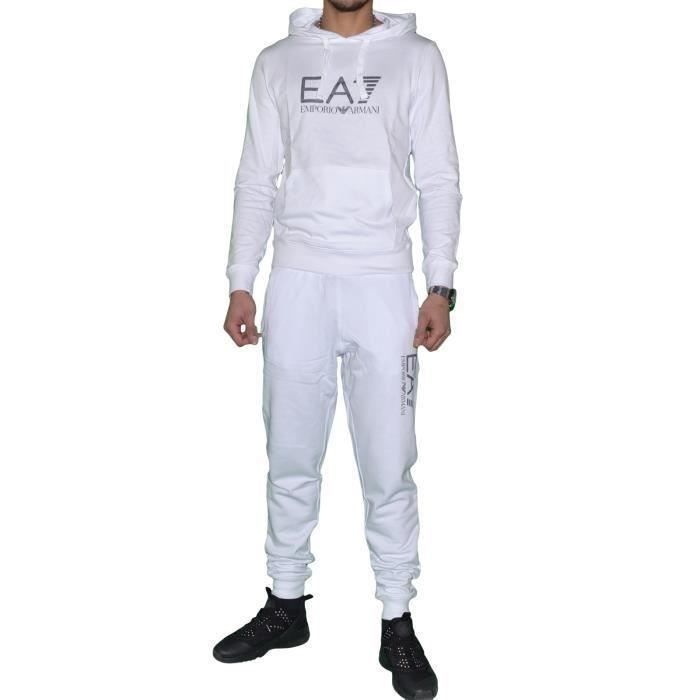 survetement armani blanc